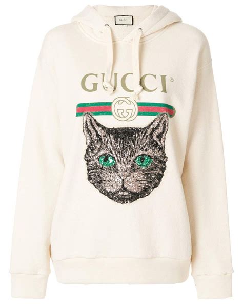 gucci mystic cat hoodie|gucci pet collection.